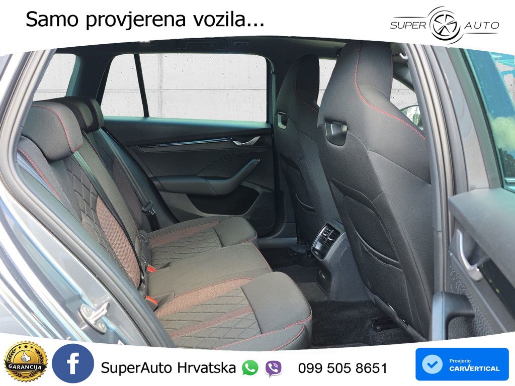 Škoda Octavia Combi RS 2.0 TSI (265 KS) DSG LED+GR SJED+ACC
