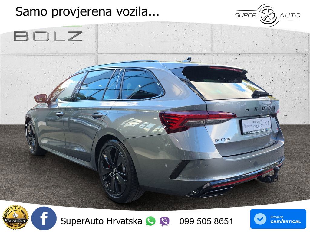 Škoda Octavia Combi RS 2.0 TSI (265 KS) DSG LED+GR SJED+ACC