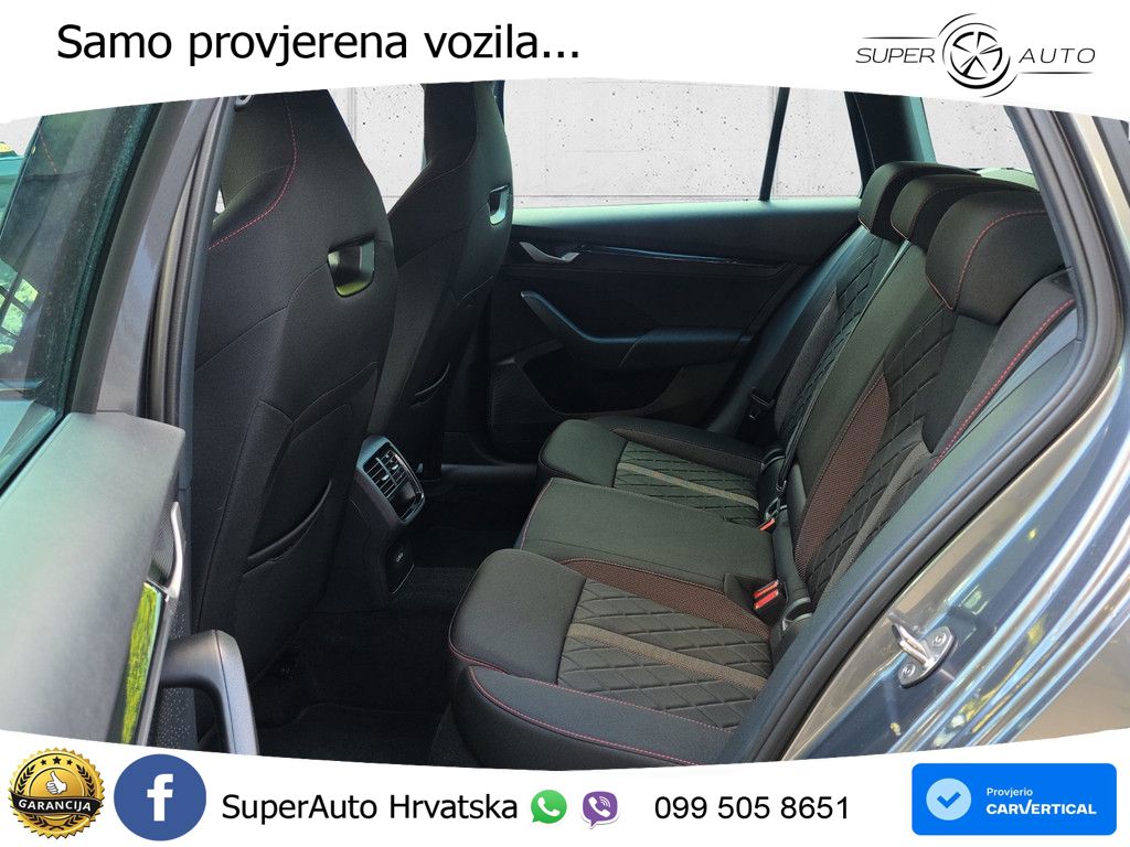 Škoda Octavia Combi RS 2.0 TSI (265 KS) DSG LED+GR SJED+ACC