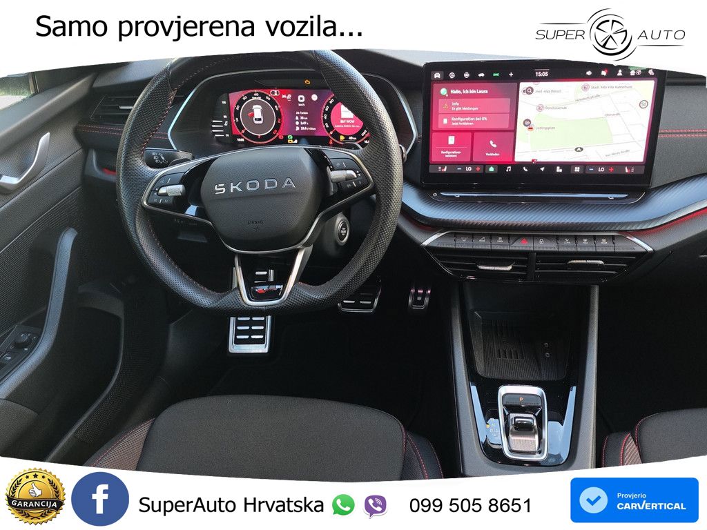 Škoda Octavia Combi RS 2.0 TSI (265 KS) DSG LED+GR SJED+ACC