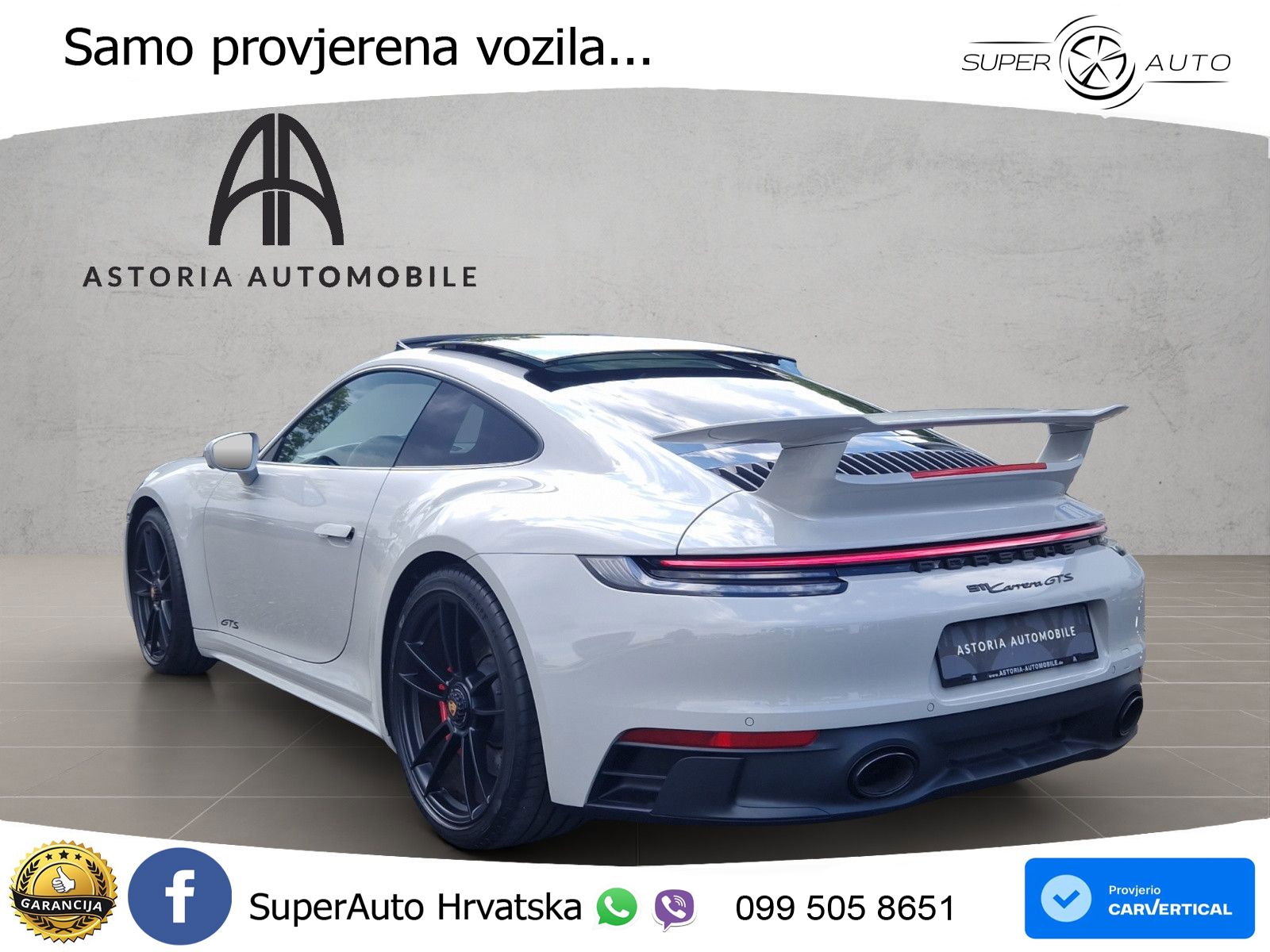 Porsche 911 Carrera GTS 3.0 (480 KS) PDK ACC+GR SJED+360+PANO