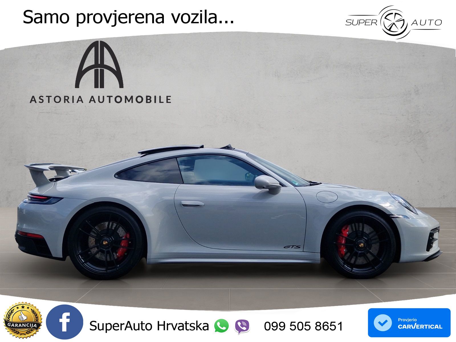 Porsche 911 Carrera GTS 3.0 (480 KS) PDK ACC+GR SJED+360+PANO