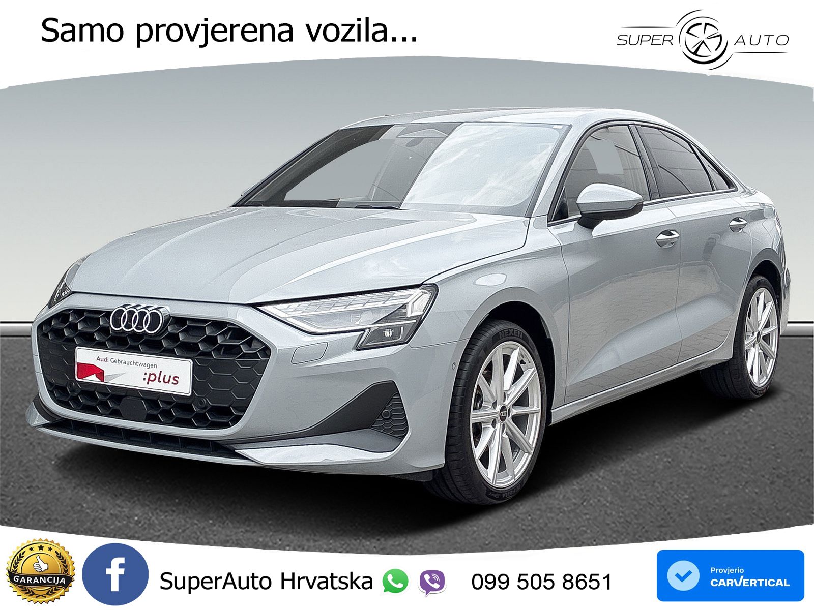Audi A3 Limuzina 30 TFSI (116 KS) S line LED+GR SJED+ACC