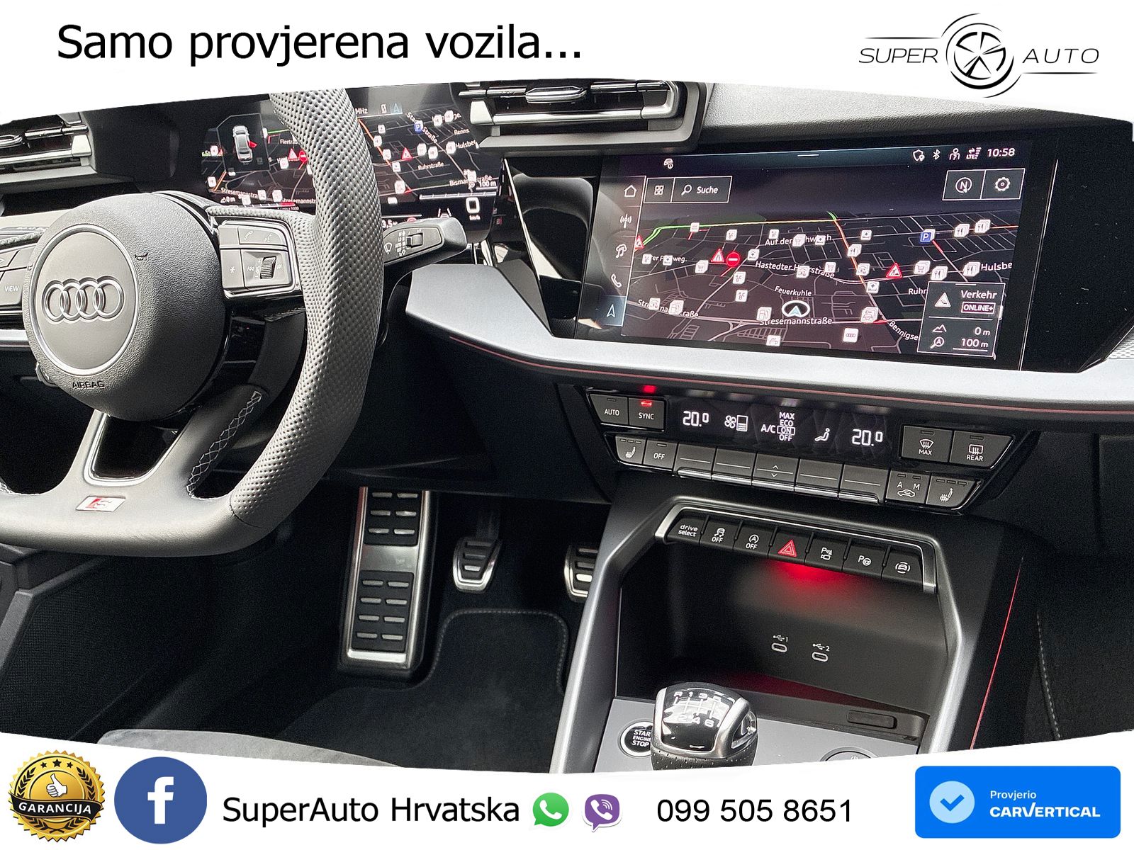 Audi A3 Limuzina 30 TFSI (116 KS) S line LED+GR SJED+ACC