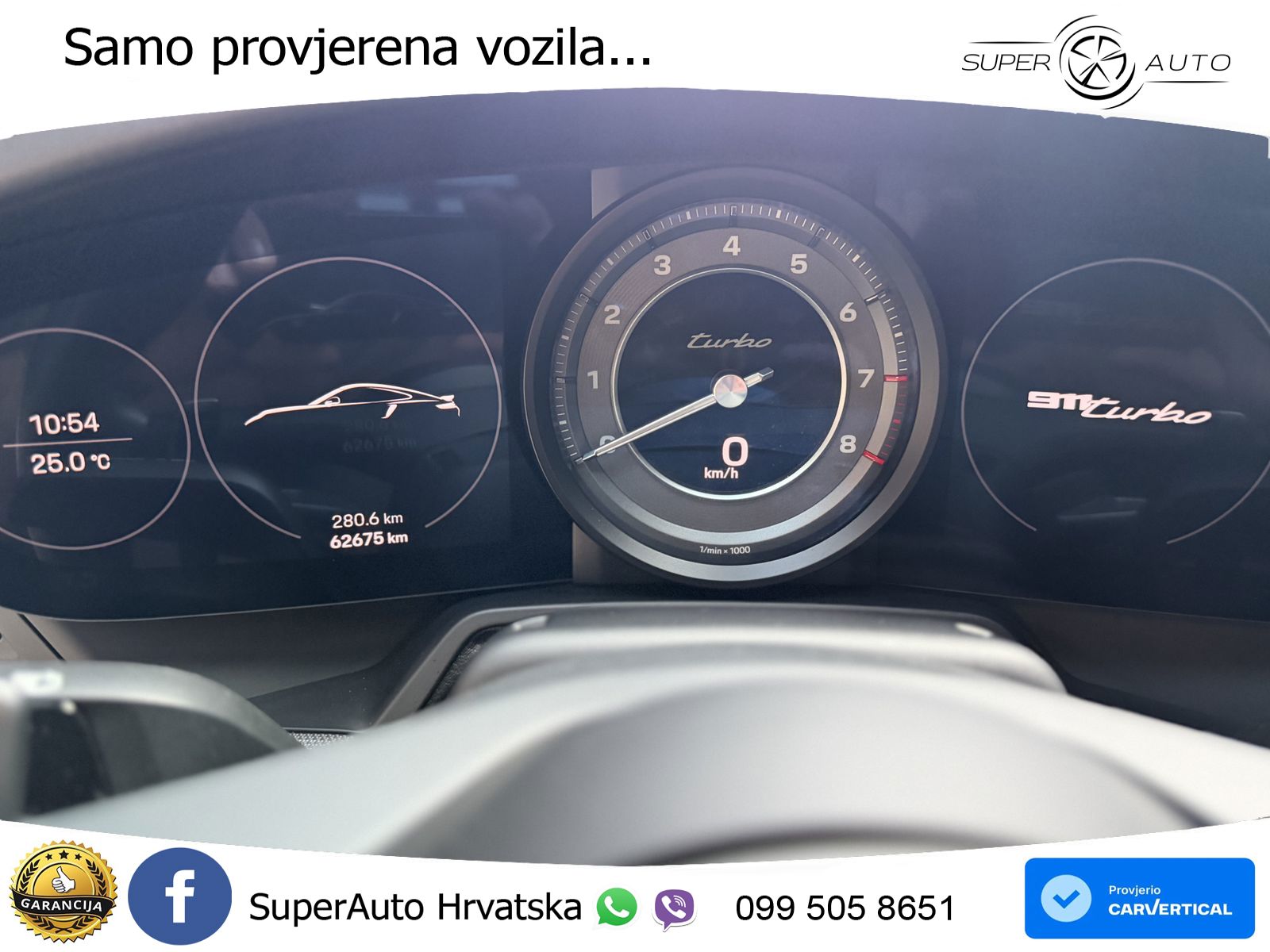 Porsche 911 Turbo 3.8 (580 KS) PDK LED+GR SJED+ACC
