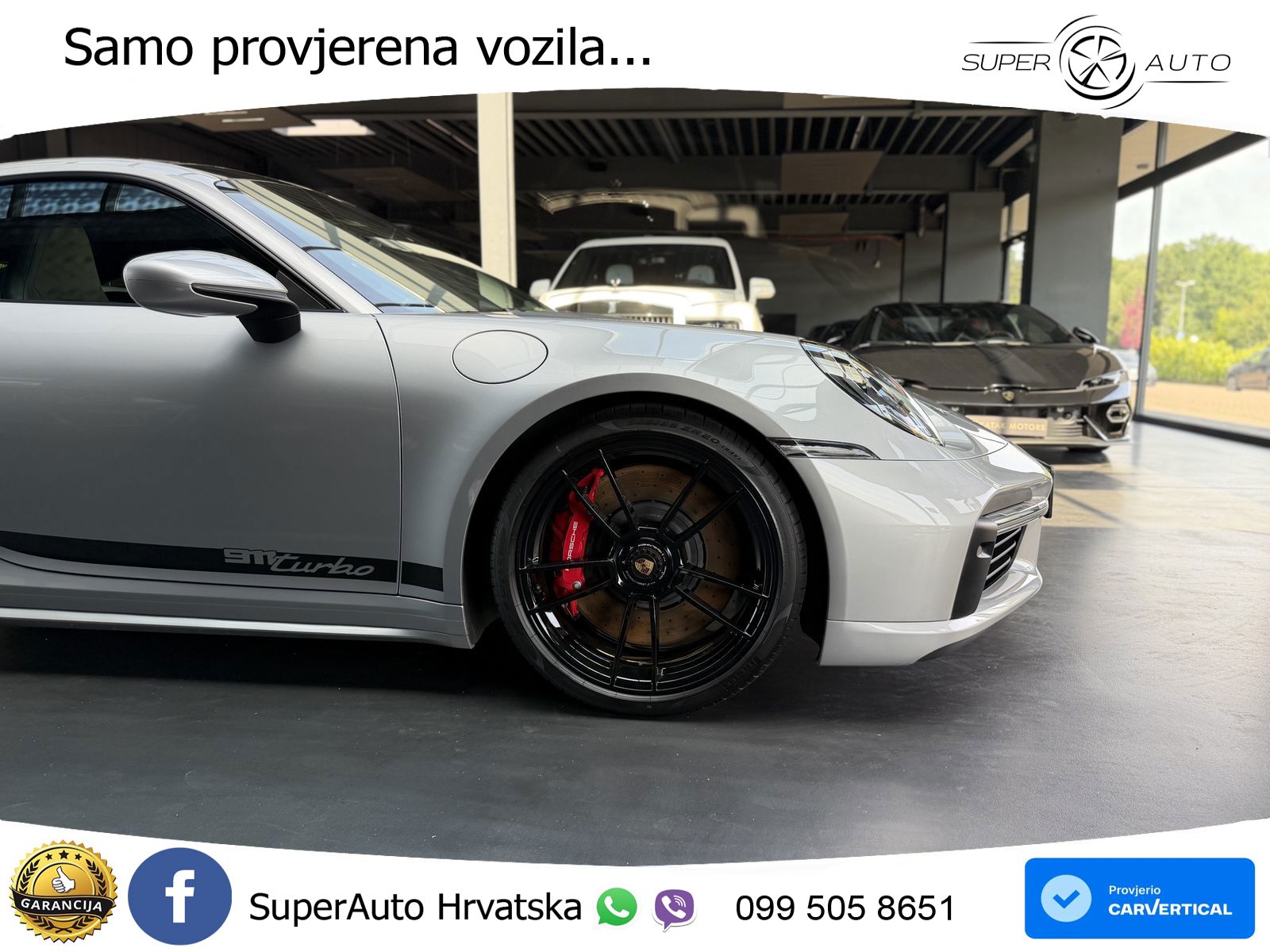 Porsche 911 Turbo 3.8 (580 KS) PDK LED+GR SJED+ACC