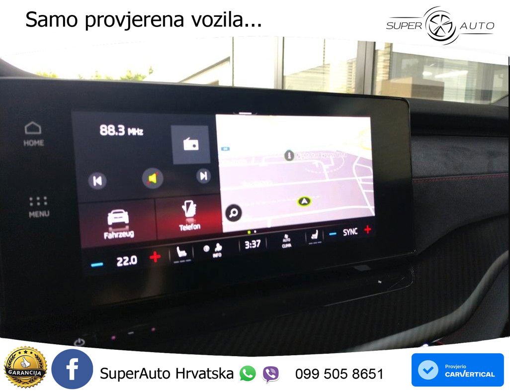 Škoda Octavia Combi RS 2.0 TDI (200 KS) DSG LED+GR SJED+ACC