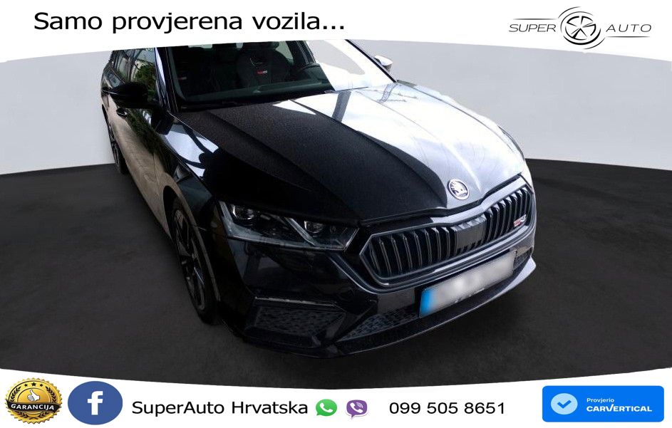 Škoda Octavia Combi RS 2.0 TDI (200 KS) DSG LED+GR SJED+ACC