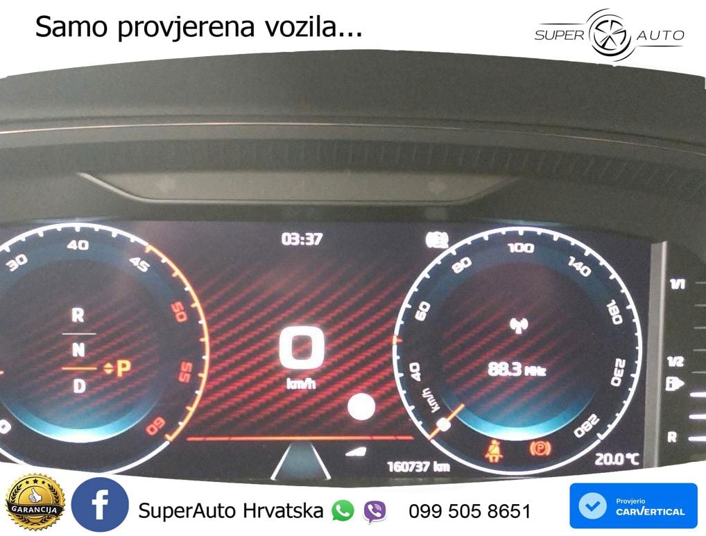 Škoda Octavia Combi RS 2.0 TDI (200 KS) DSG LED+GR SJED+ACC