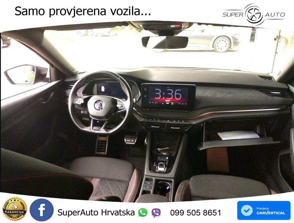 Škoda Octavia Combi RS 2.0 TDI (200 KS) DSG LED+GR SJED+ACC