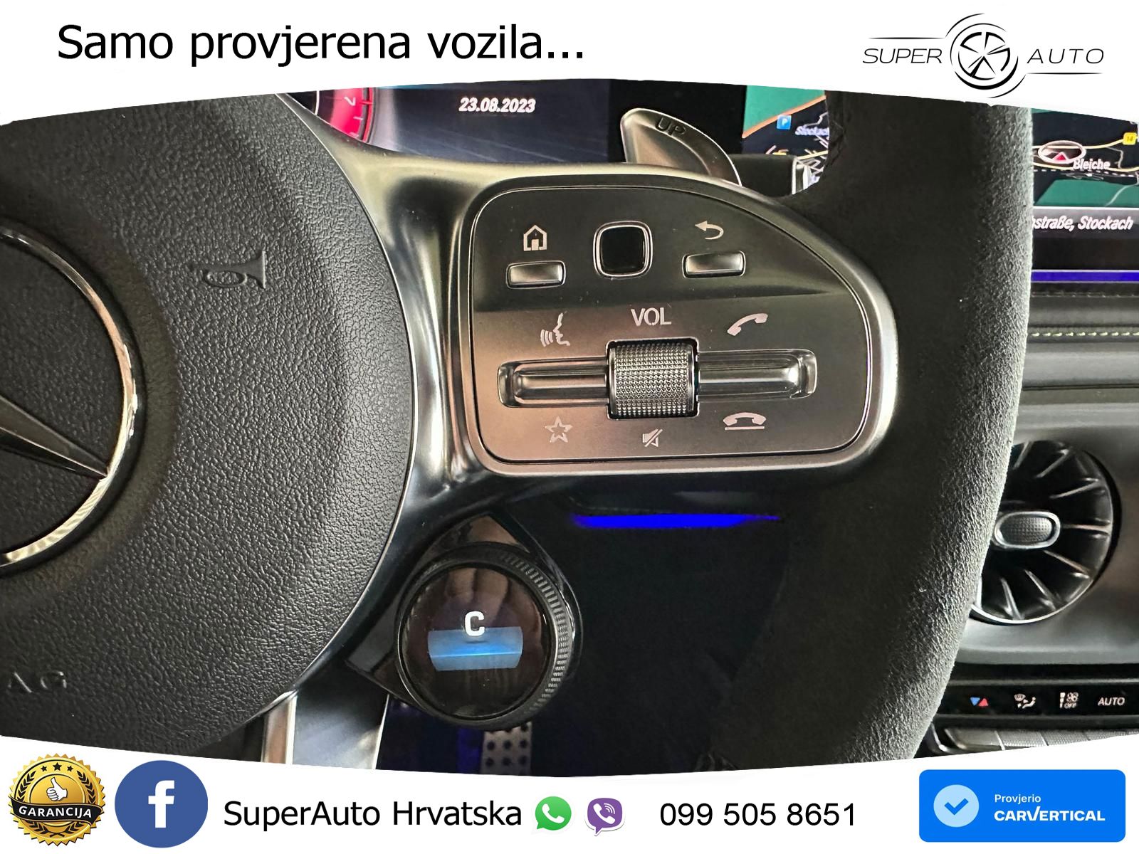 Mercedes AMG G 63 Long V8 (585 KS) 4MATIC 9G-TRONIC AMG SPEEDSHIFT PLUS ZRAČNI+ACC+4xGR SJED+360