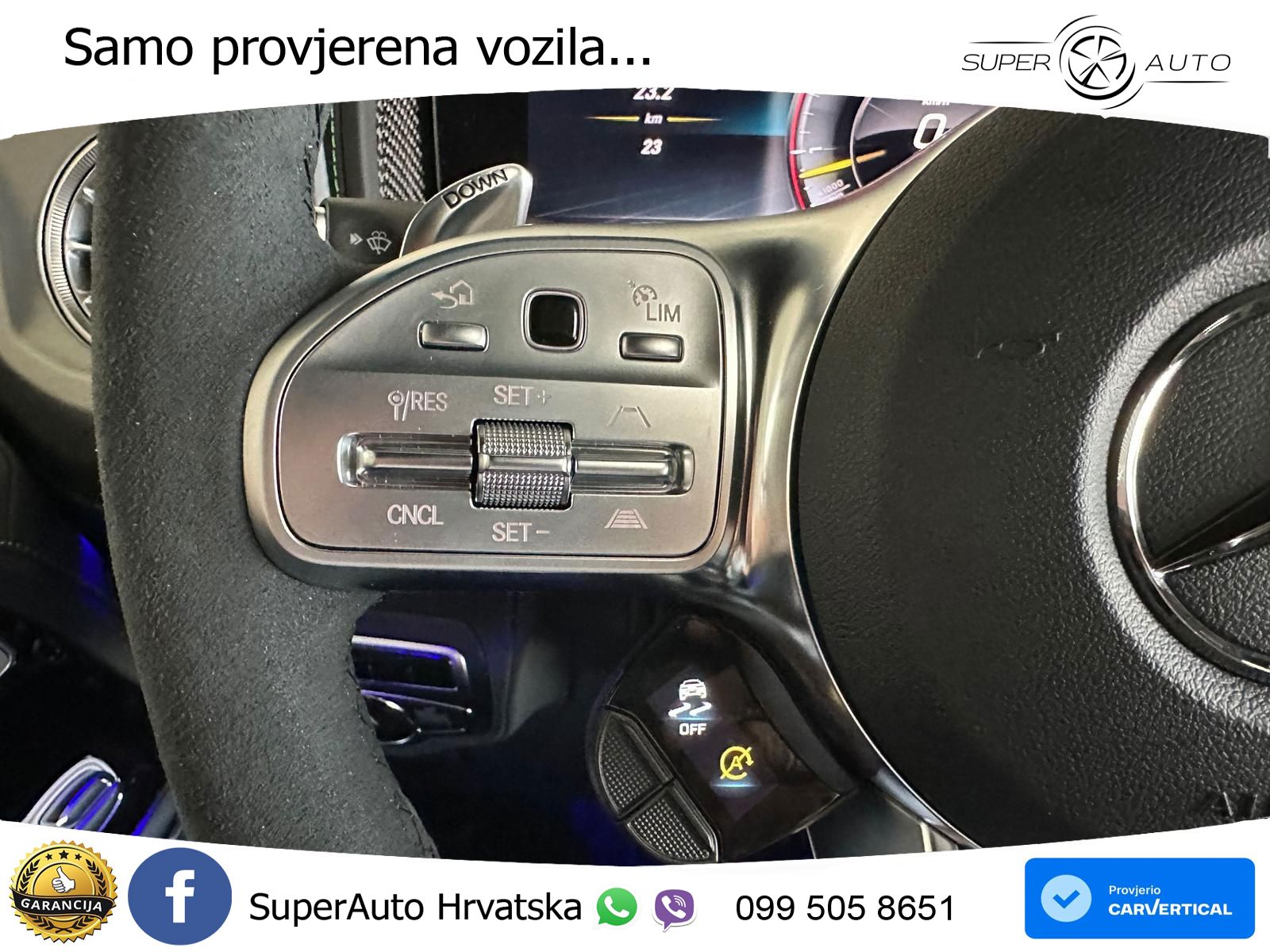 Mercedes AMG G 63 Long V8 (585 KS) 4MATIC 9G-TRONIC AMG SPEEDSHIFT PLUS ZRAČNI+ACC+4xGR SJED+360