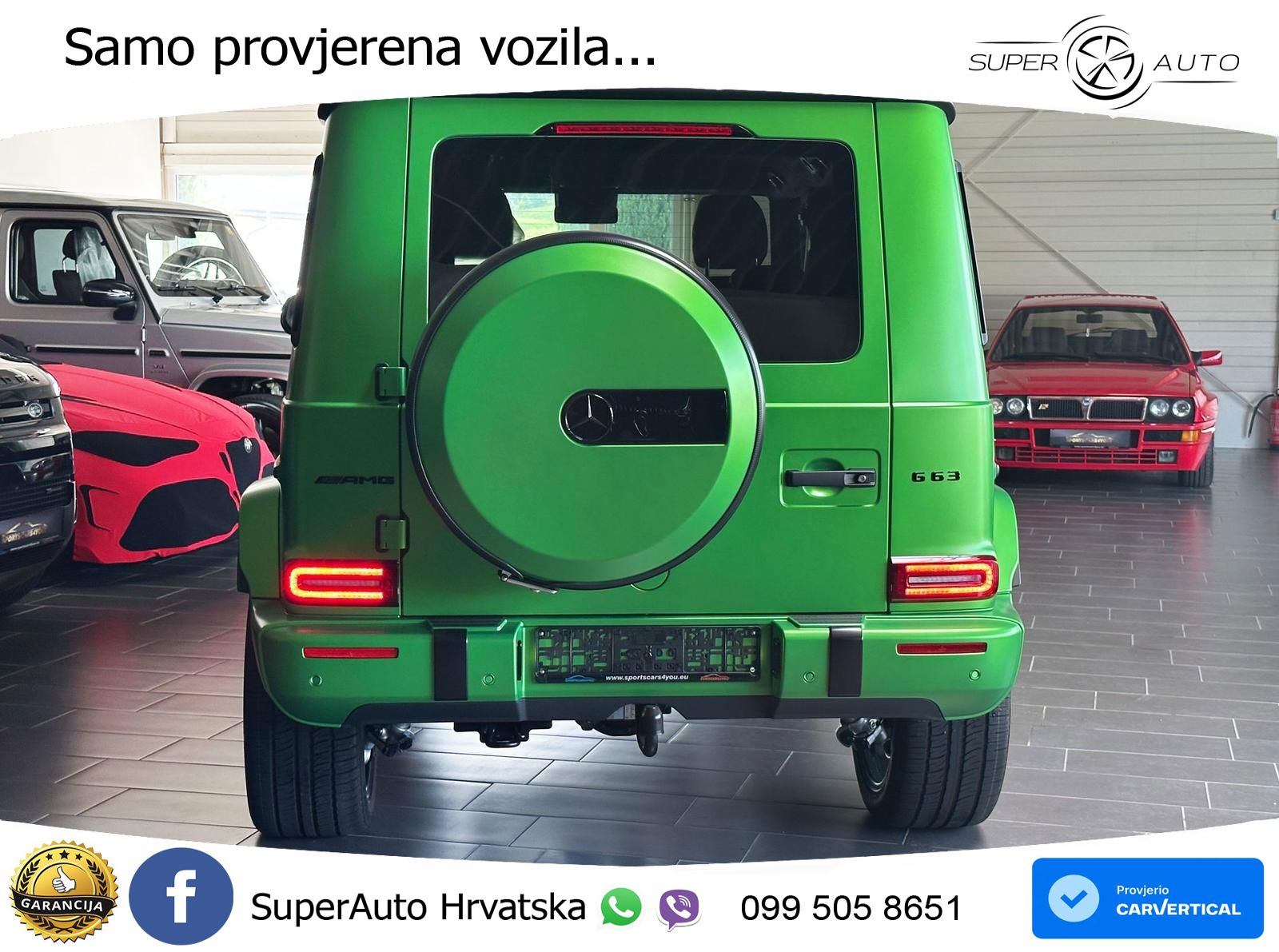 Mercedes AMG G 63 Long V8 (585 KS) 4MATIC 9G-TRONIC AMG SPEEDSHIFT PLUS ZRAČNI+ACC+4xGR SJED+360
