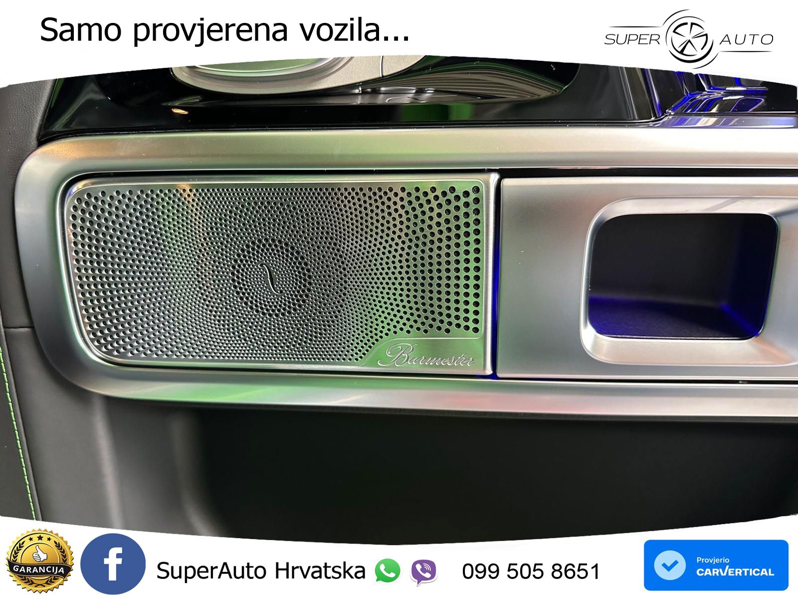 Mercedes AMG G 63 Long V8 (585 KS) 4MATIC 9G-TRONIC AMG SPEEDSHIFT PLUS ZRAČNI+ACC+4xGR SJED+360