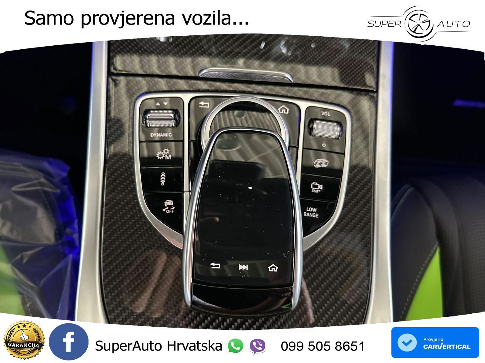 Mercedes AMG G 63 Long V8 (585 KS) 4MATIC 9G-TRONIC AMG SPEEDSHIFT PLUS ZRAČNI+ACC+4xGR SJED+360