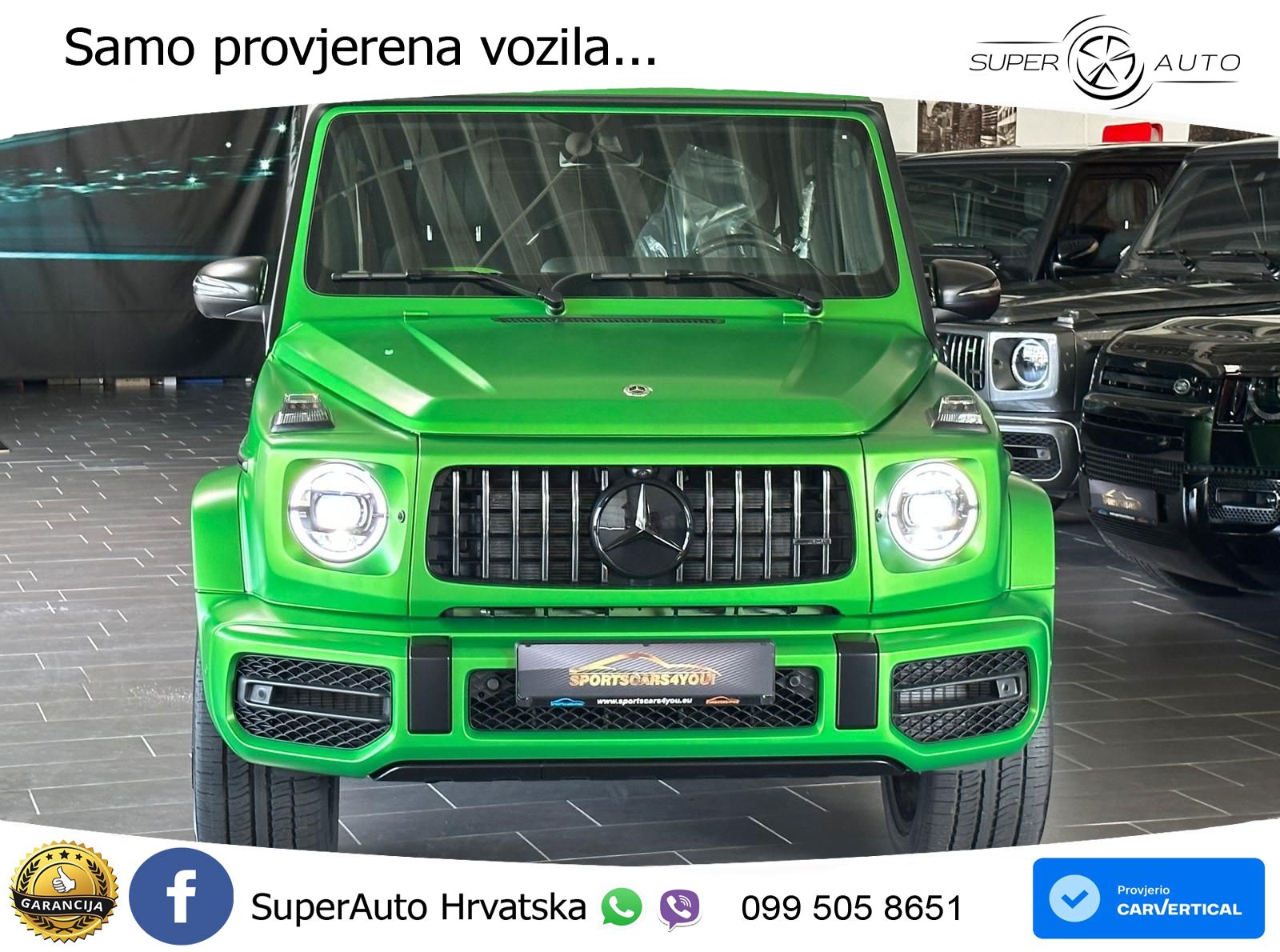 Mercedes AMG G 63 Long V8 (585 KS) 4MATIC 9G-TRONIC AMG SPEEDSHIFT PLUS ZRAČNI+ACC+4xGR SJED+360