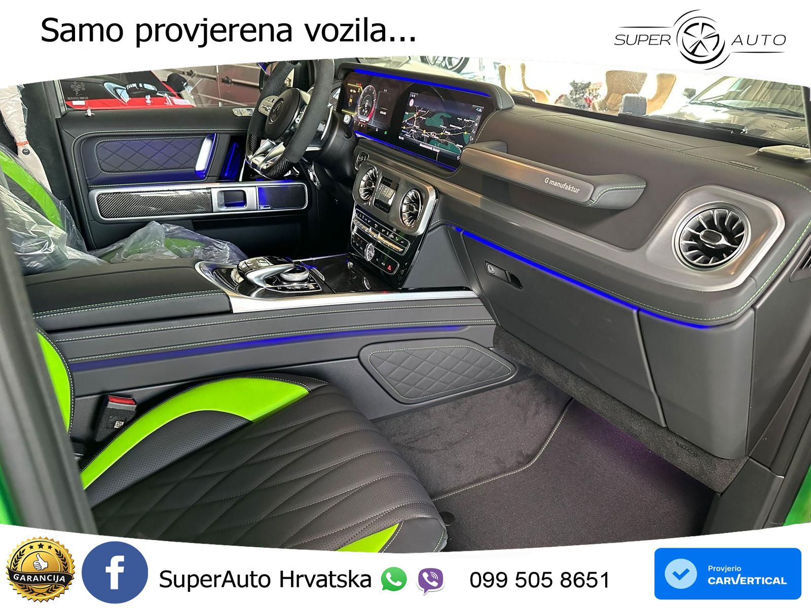 Mercedes AMG G 63 Long V8 (585 KS) 4MATIC 9G-TRONIC AMG SPEEDSHIFT PLUS ZRAČNI+ACC+4xGR SJED+360