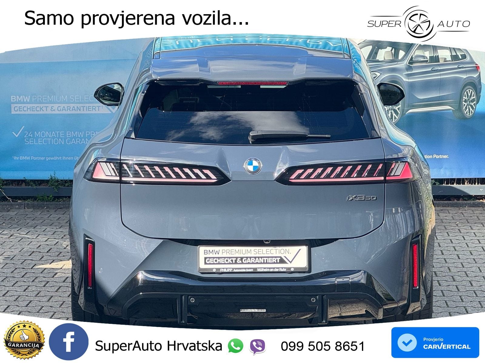 BMW iX3 50 108.7 kWh (469 KS) xDrive M Sport LED+GR SJED+ACC
