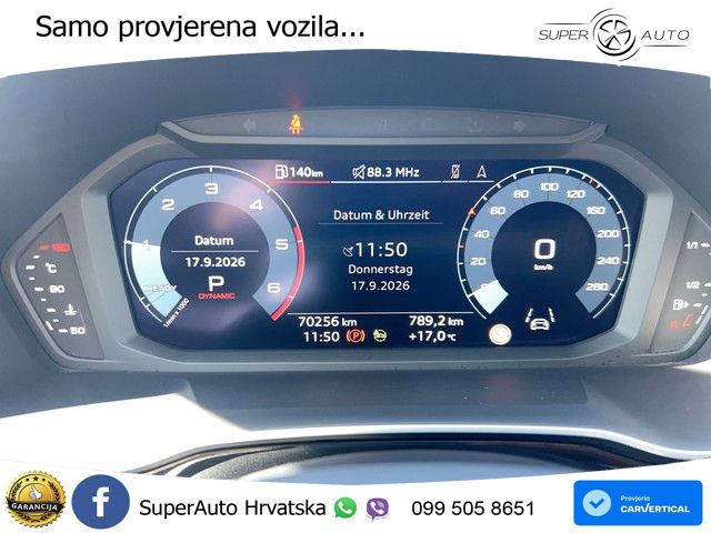 Audi Q3 Sportback 40 TDI (200 KS) quattro S tronic S line LED+GR SJED+ACC