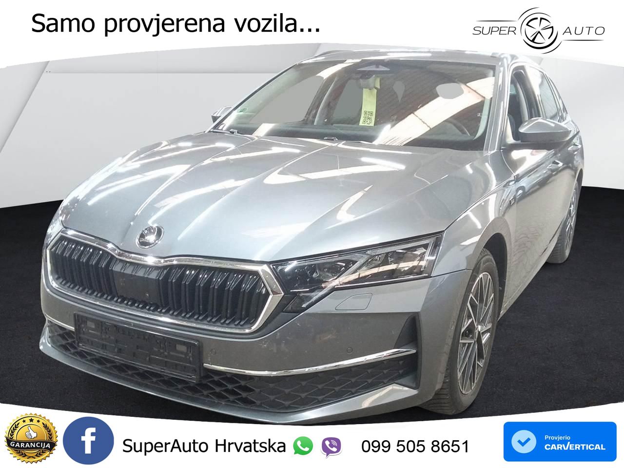 Škoda Octavia Combi 2.0 TDI (150 KS) DSG ACC+HEAD+4xGR SJED+360+PANO