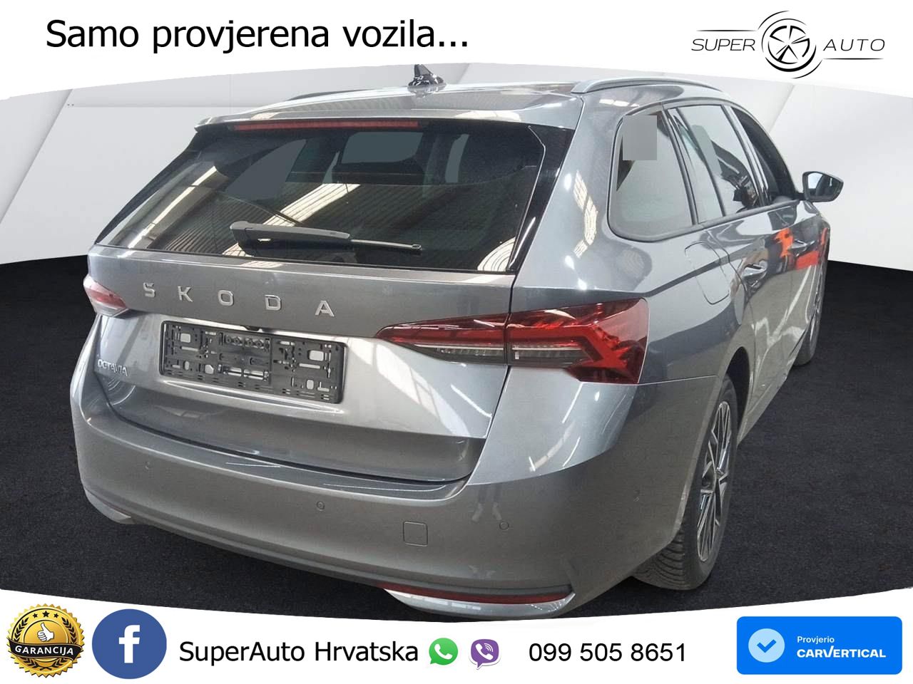 Škoda Octavia Combi 2.0 TDI (150 KS) DSG ACC+HEAD+4xGR SJED+360+PANO