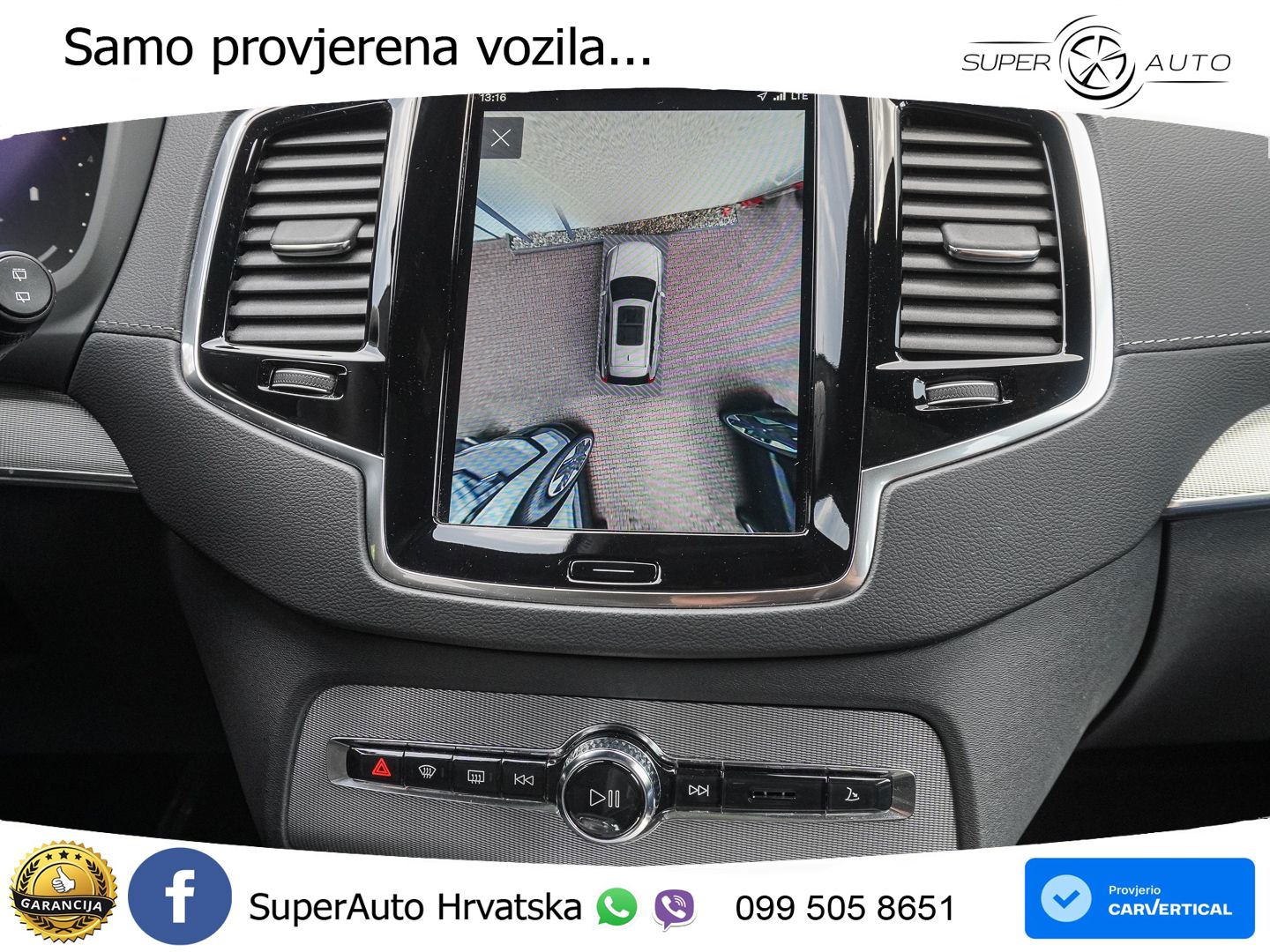 Volvo XC90 2.0 B5 Diesel AWD Automatic ACC+GR SJED+360+PANO