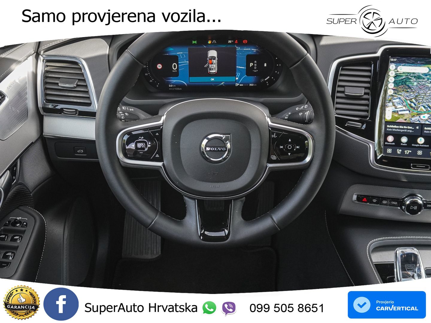 Volvo XC90 2.0 B5 Diesel AWD Automatic ACC+GR SJED+360+PANO