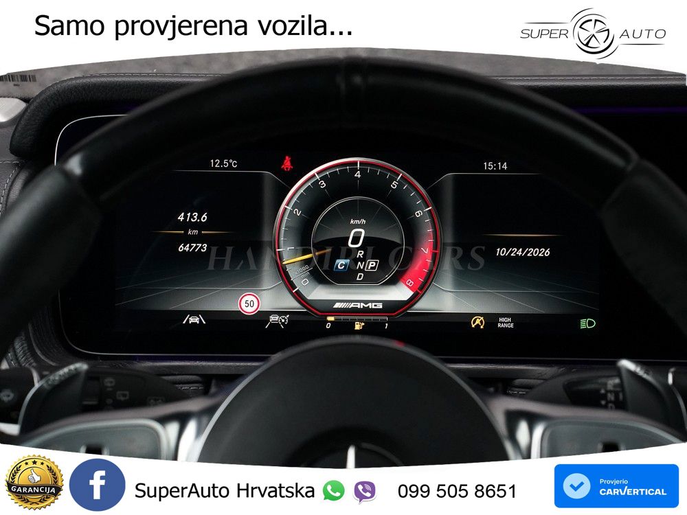 Mercedes AMG G 63 Long V8 (585 KS) 4MATIC 9G-TRONIC AMG SPEEDSHIFT PLUS Brabus LED+GR SJED+ACC