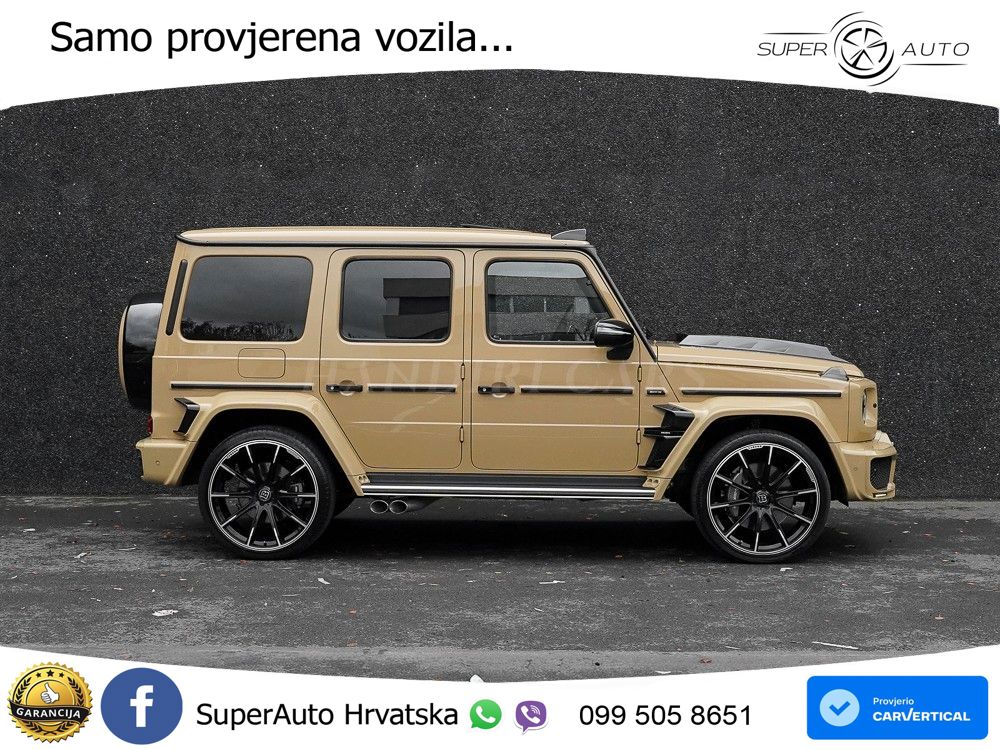 Mercedes AMG G 63 Long V8 (585 KS) 4MATIC 9G-TRONIC AMG SPEEDSHIFT PLUS Brabus LED+GR SJED+ACC