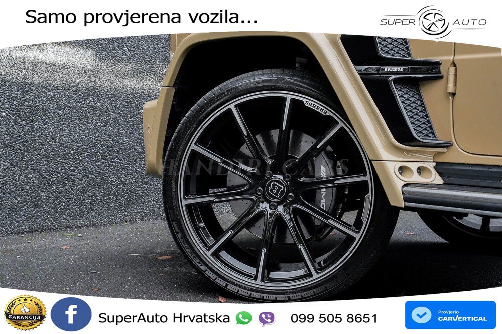 Mercedes AMG G 63 Long V8 (585 KS) 4MATIC 9G-TRONIC AMG SPEEDSHIFT PLUS Brabus LED+GR SJED+ACC