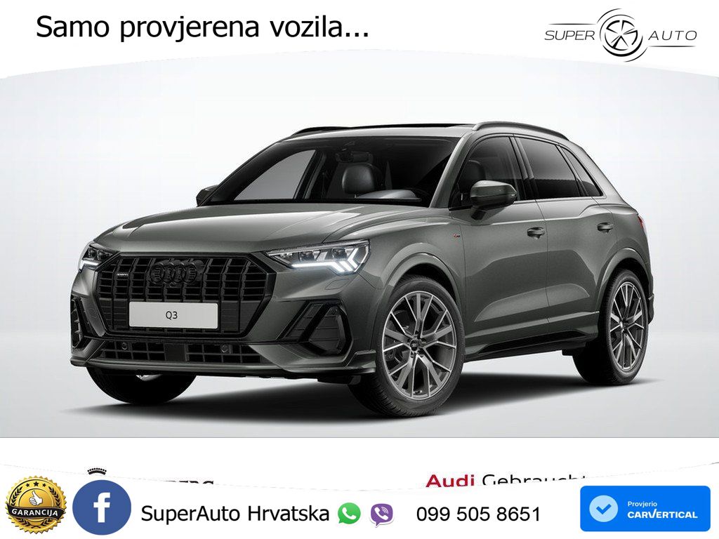 Audi Q3 40 TDI (193 KS) quattro S tronic S line MATRIX+GR SJED+KAM