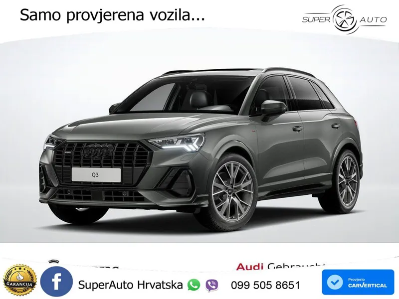 Audi Q3 40 TDI (193 KS) quattro S tronic S line MATRIX+GR SJED+KAM