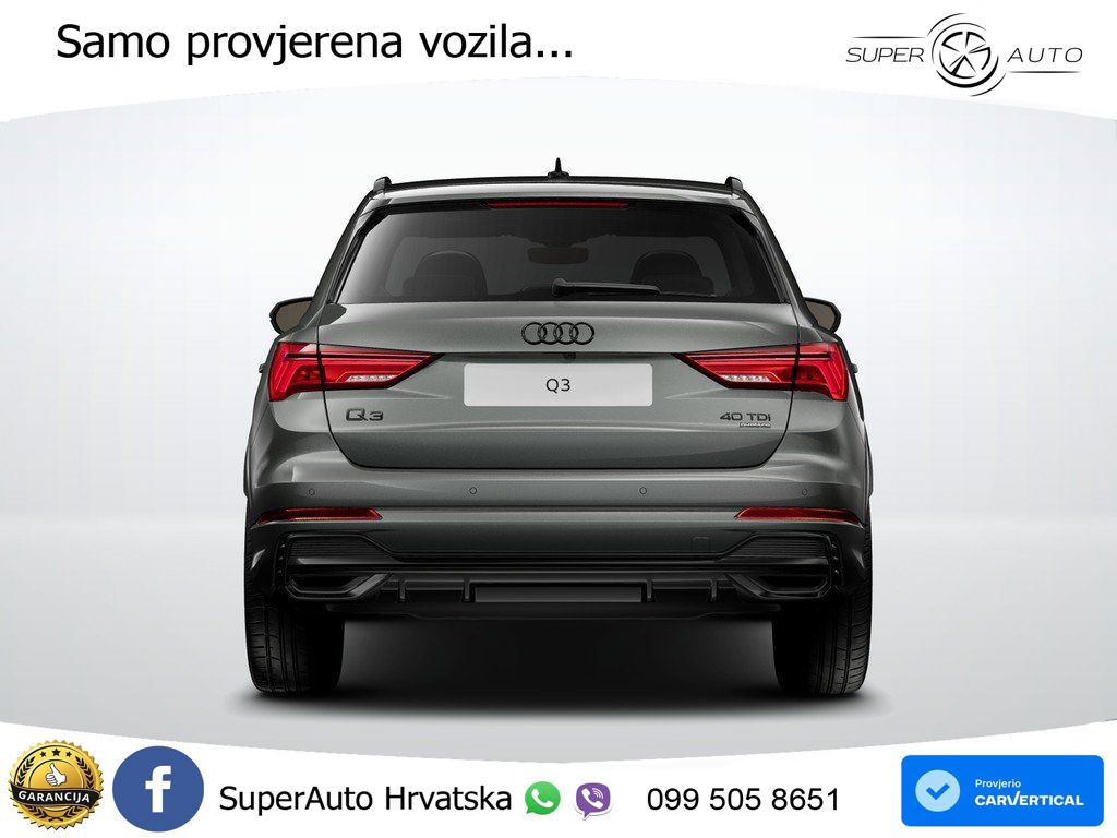 Audi Q3 40 TDI (193 KS) quattro S tronic S line MATRIX+GR SJED+KAM