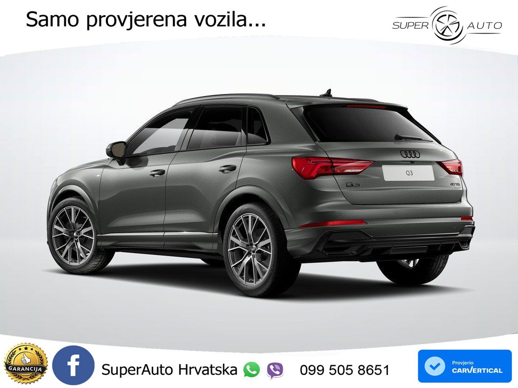 Audi Q3 40 TDI (193 KS) quattro S tronic S line MATRIX+GR SJED+KAM