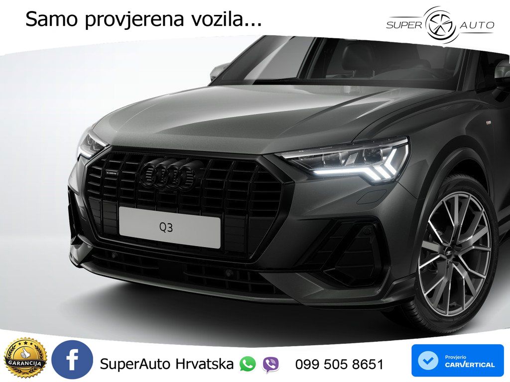 Audi Q3 40 TDI (193 KS) quattro S tronic S line MATRIX+GR SJED+KAM
