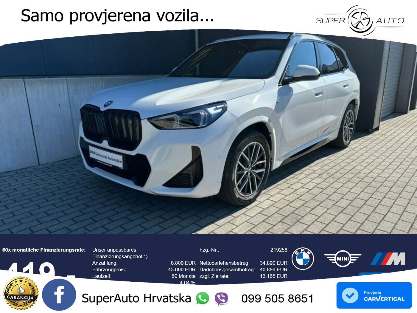 BMW iX1 68 kWh (313 KS) xDrive30 M Sport