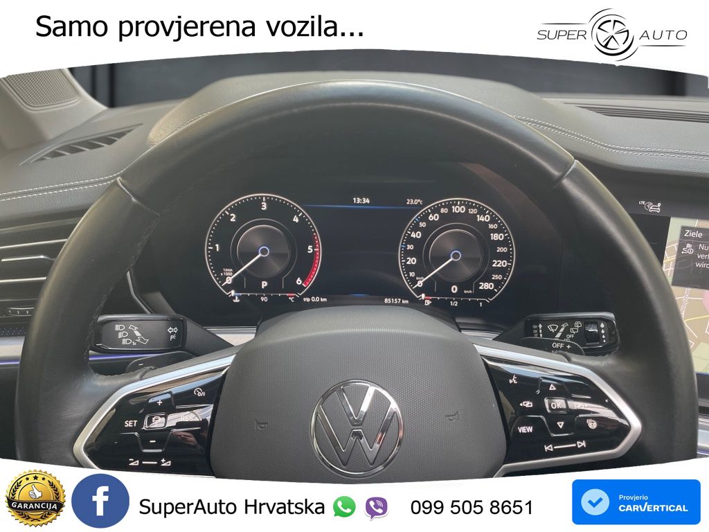 Volkswagen Touareg 3.0 V6 TDI (286 KS) 4MOTION Tiptronic R-Line ZRAČNI+ACC+GR SJED+KAM+PANO