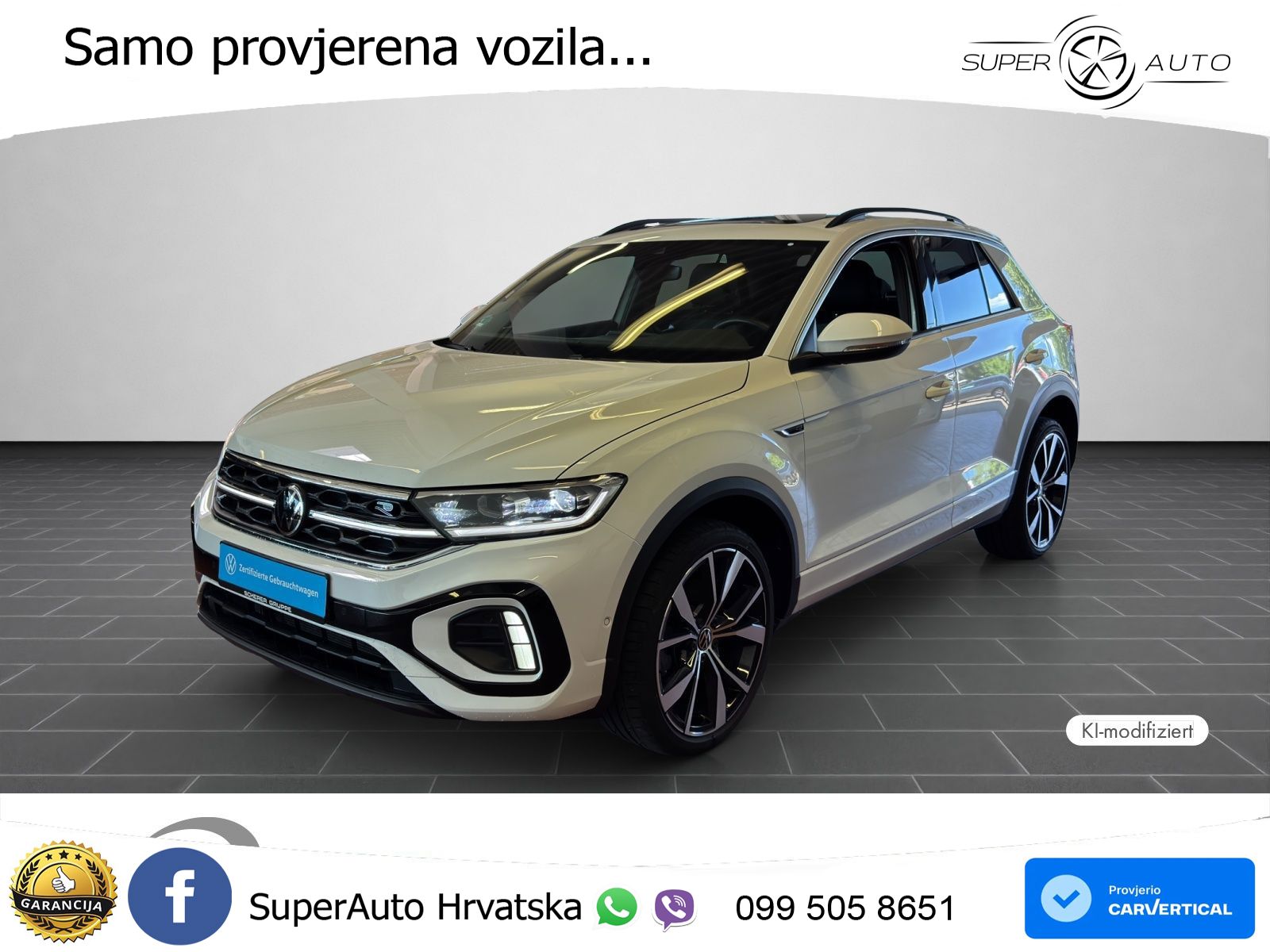 Volkswagen T-Roc 1.5 TSI (150 KS) DSG R-Line MATRIX+GR SJED+KAM