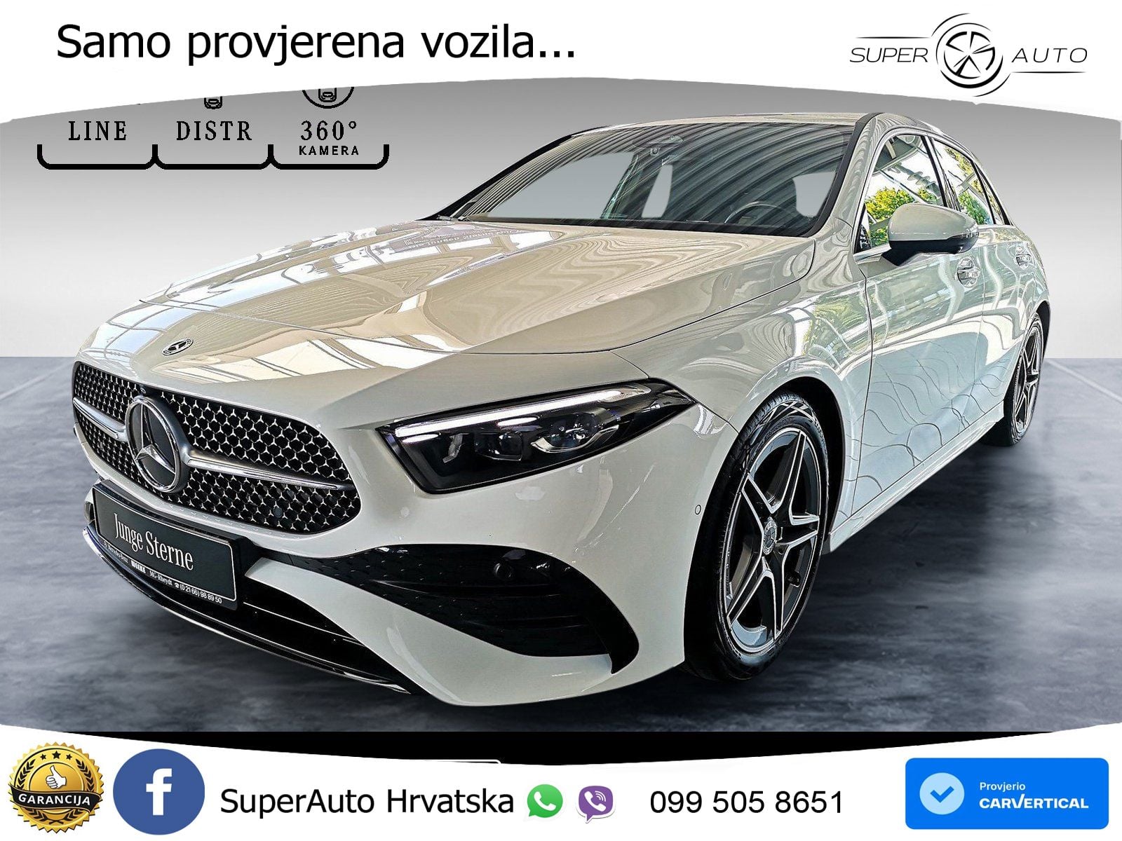 Mercedes-Benz A 180 7G-DCT AMG LED+GR SJED+ACC