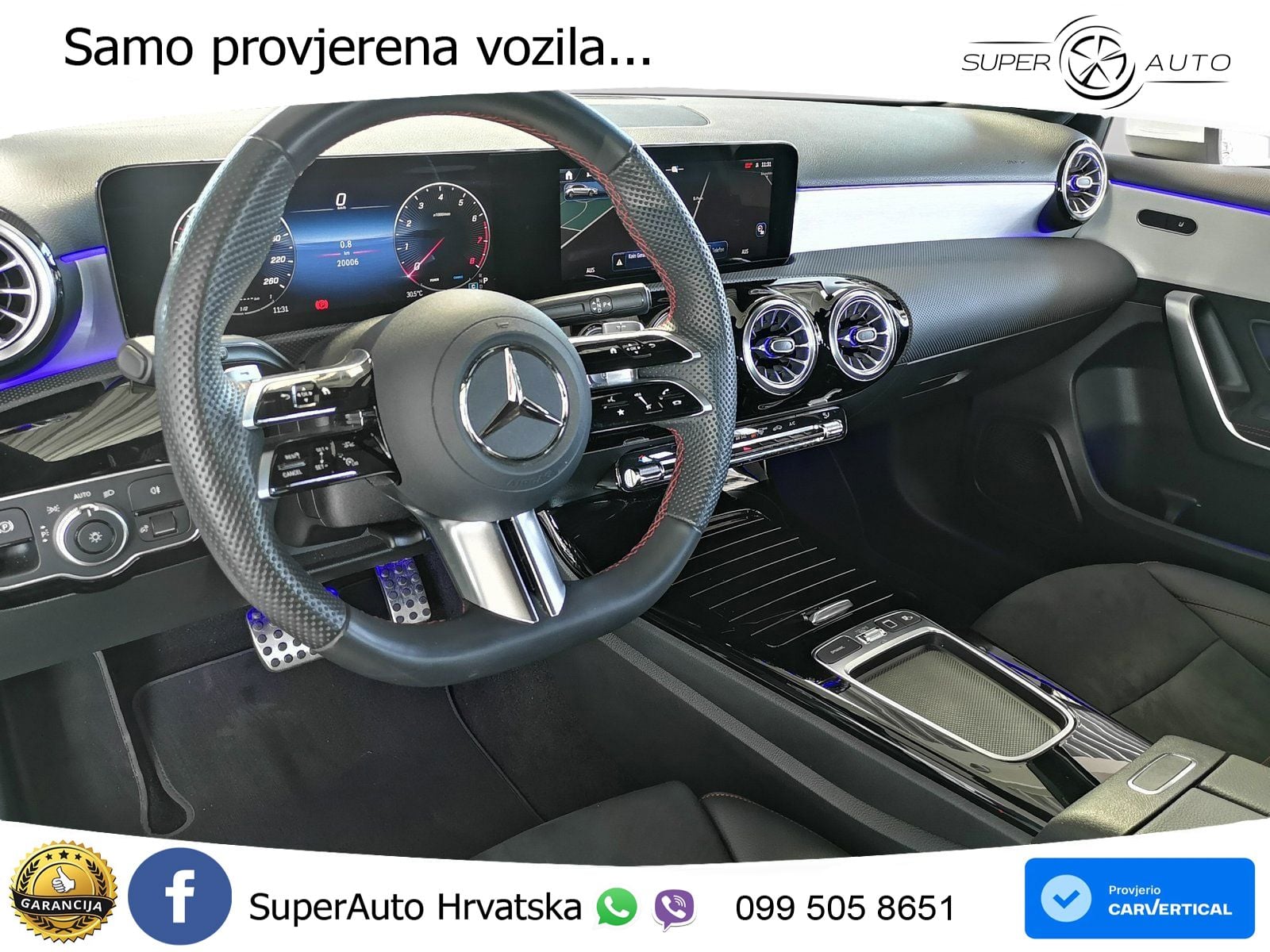 Mercedes-Benz A 180 7G-DCT AMG LED+GR SJED+ACC