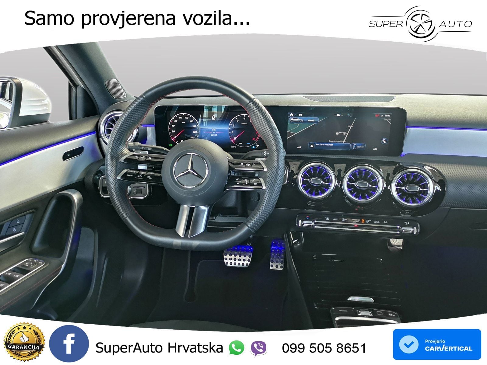 Mercedes-Benz A 180 7G-DCT AMG LED+GR SJED+ACC