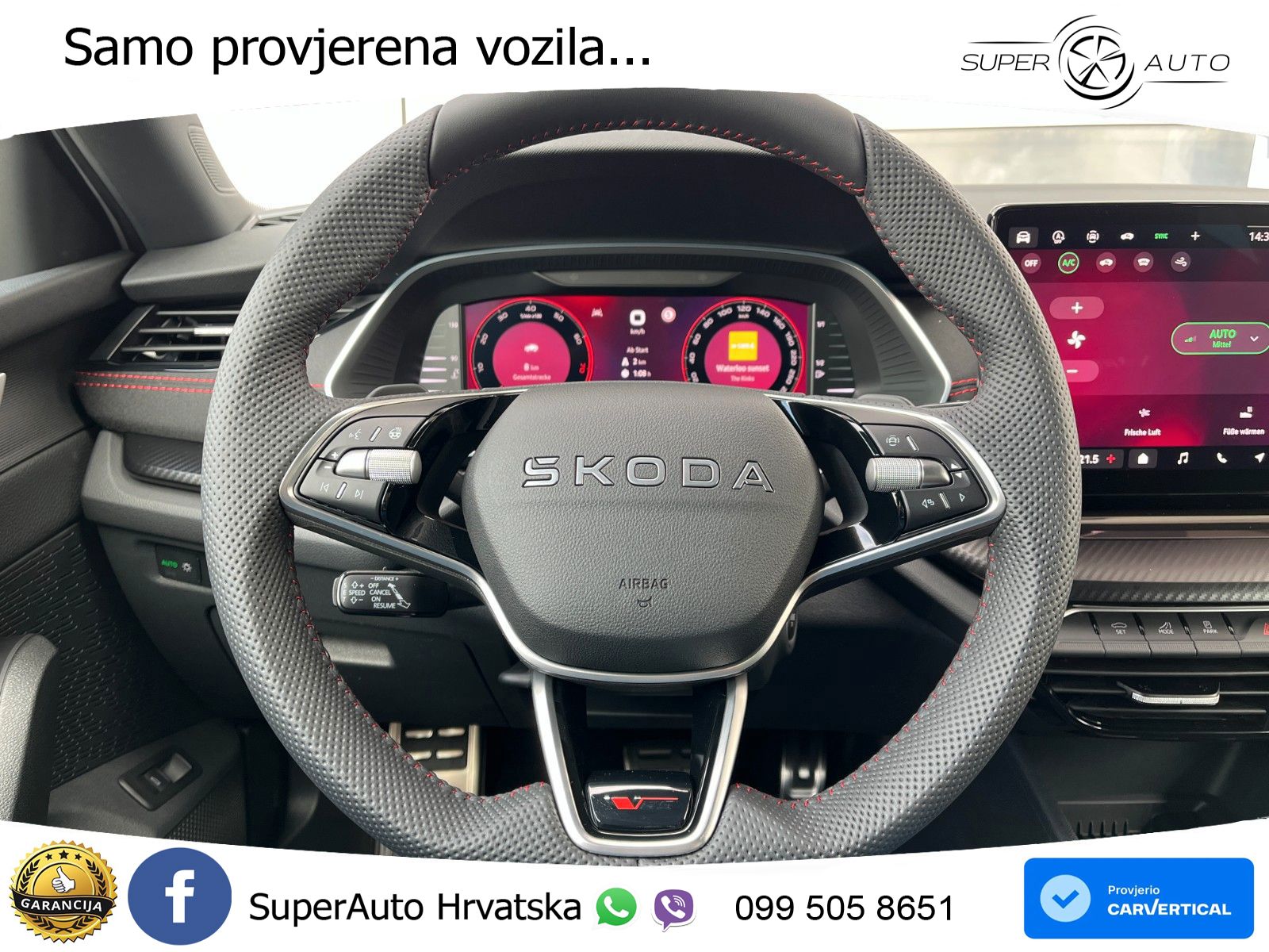 Škoda Octavia Combi RS 2.0 TSI (265 KS) DSG MATRIX+GR SJED+KAM