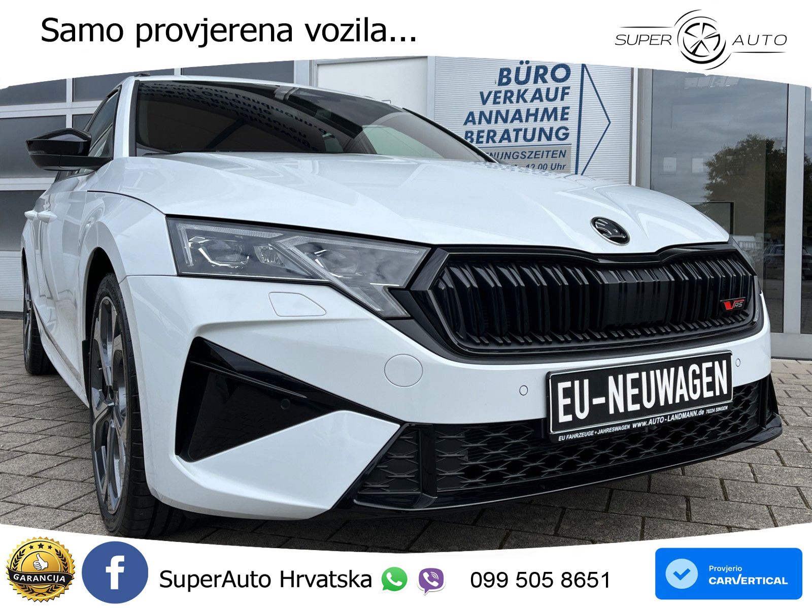 Škoda Octavia Combi RS 2.0 TSI (265 KS) DSG MATRIX+GR SJED+KAM