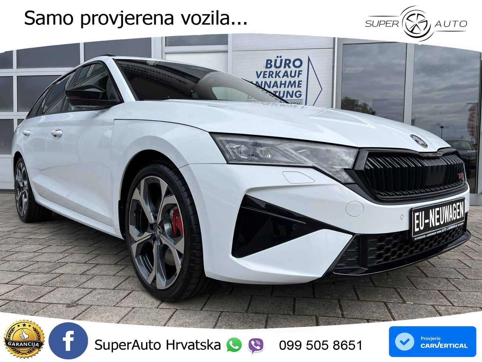 Škoda Octavia Combi RS 2.0 TSI (265 KS) DSG MATRIX+GR SJED+KAM