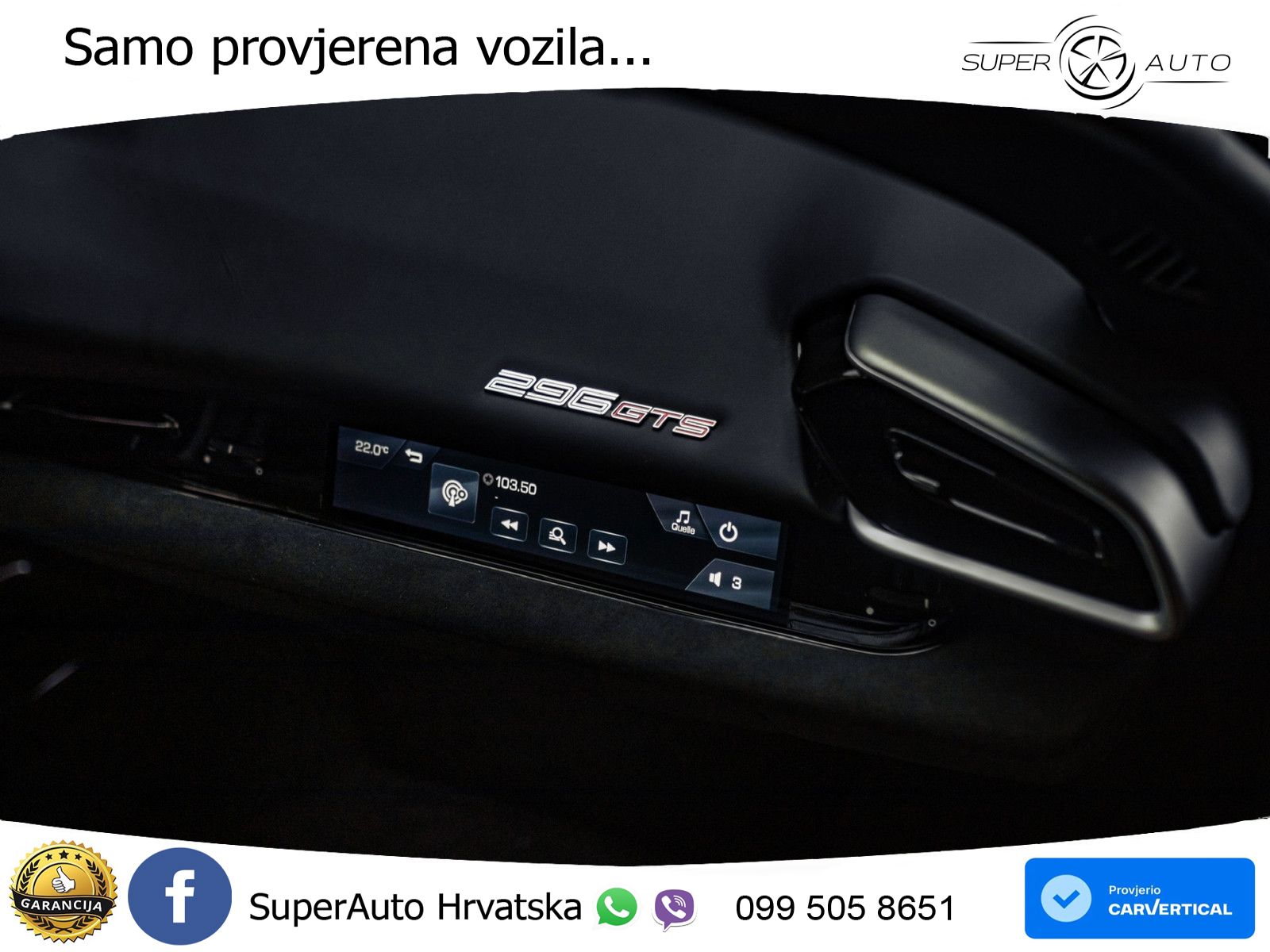 Ferrari 296 GTS 3.0 V6 (830 KS) F1 DCT