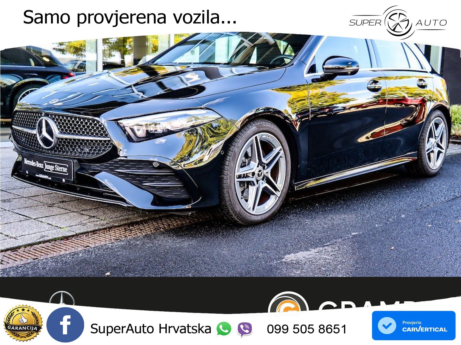 Mercedes-Benz A 220d 8G-DCT AMG LED+GR SJED+ACC