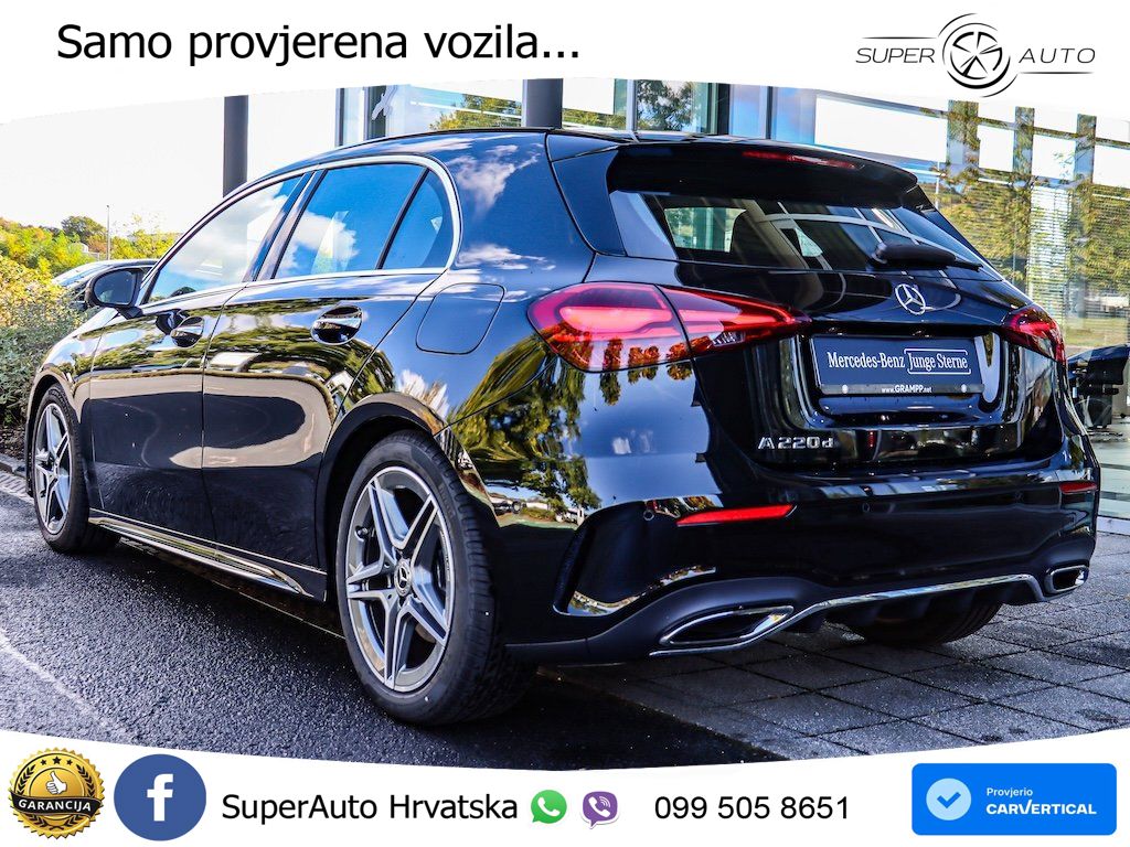 Mercedes-Benz A 220d 8G-DCT AMG LED+GR SJED+ACC