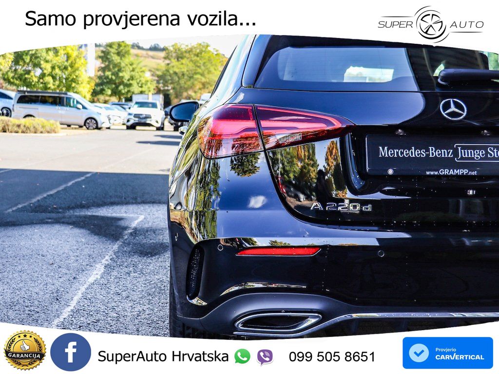Mercedes-Benz A 220d 8G-DCT AMG LED+GR SJED+ACC