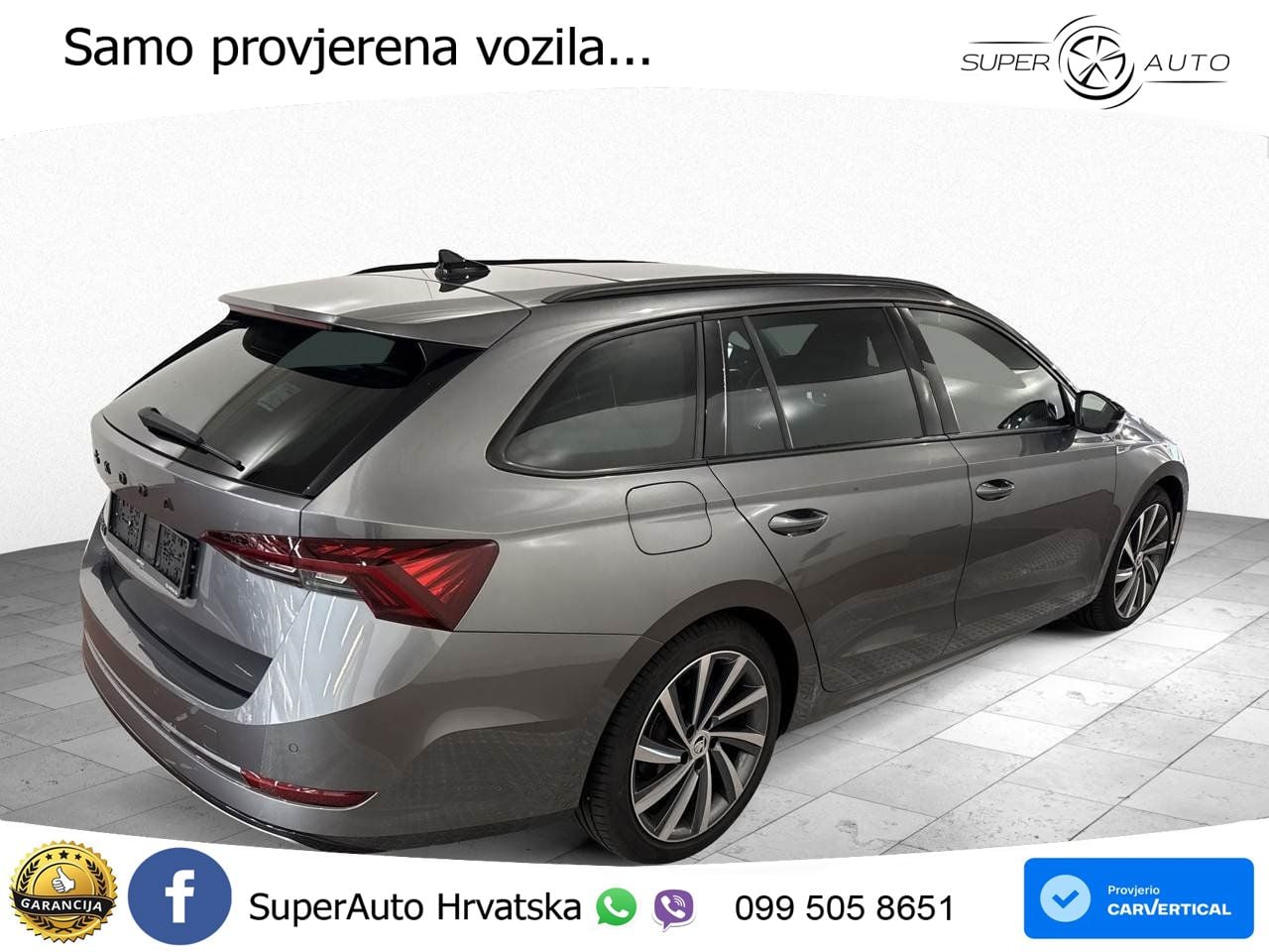 Škoda Octavia Combi 2.0 TDI (150 KS) DSG SportLine LED+GR SJED+ACC