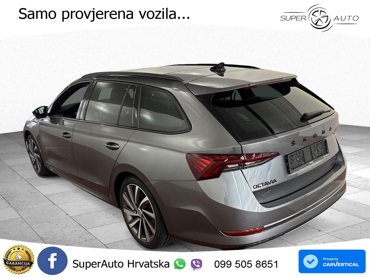 Škoda Octavia Combi 2.0 TDI (150 KS) DSG SportLine LED+GR SJED+ACC